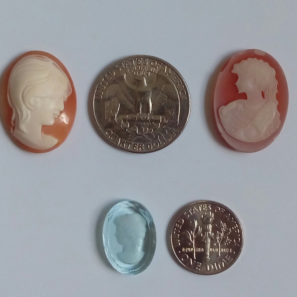 Set of 3 Cameos